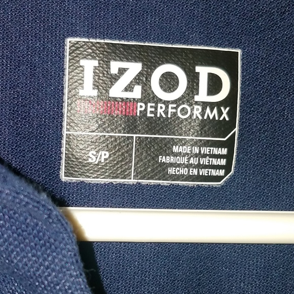 Izod Navy Performx Women's Pique Polo - Picture 7 of 8